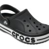 Crocs (PS) Small Crocs Outdoor Flat Heel Beach Sports Black White Sandals “Black White” 205100-001