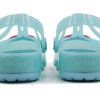 Crocs (PS) Small Crocs Outdoor Flat Heel Sports ice blue Sandals 205534-4O9