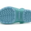 Crocs (PS) Small Crocs Outdoor Flat Heel Sports ice blue Sandals 205534-4O9