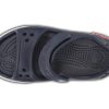 Crocs (PS) Velcro Flat Sports Deep Blue Sandals 14854-462