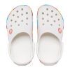 Crocs Rainbow Outdoor Beach Sports Big Boys White Sandals 207007-100 Crocs Rainbow Outdoor Beach Sports Big Boys White Sandals 207007-100