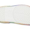 Crocs Rainbow White Sandals 206361-94S
