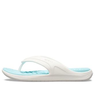 Crocs Reviva Flip-Flops Blue White 205545-18B