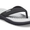 Crocs Reviva Flip-Flops White Black 205715-060