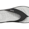 Crocs Reviva Flip-Flops White Black 205715-060