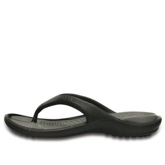 Crocs Soft Sole Cozy Flip-Flops Unisex Black Gray 10024-05M Crocs Soft Sole Cozy Flip-Flops Unisex Black Gray 10024-05M