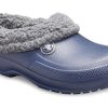 Crocs Stay Warm Cozy Wear-Resistant Sports Unisex Blue Sandals 204563-4HE