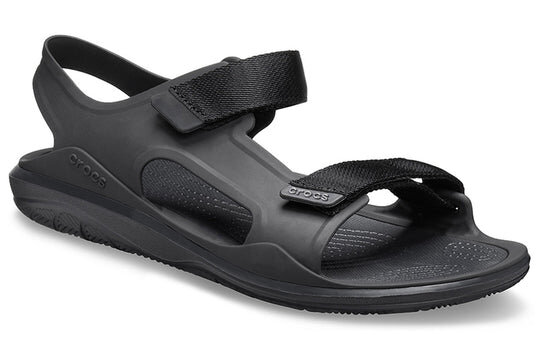 Crocs Swiftwater Light Cozy Sports Black Sandals 206526-060 Crocs Swiftwater Light Cozy Sports Black Sandals 206526-060