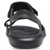 Crocs Swiftwater Light Cozy Sports Black Sandals 206526-060 Crocs Swiftwater Light Cozy Sports Black Sandals 206526-060
