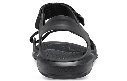 Crocs Swiftwater Light Cozy Sports Black Sandals 206526-060 Crocs Swiftwater Light Cozy Sports Black Sandals 206526-060