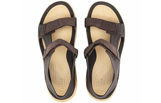 Crocs Swiftwater Light Cozy Sports Coffee Sandals 206526-2I1 Crocs Swiftwater Light Cozy Sports Coffee Sandals 206526-2I1