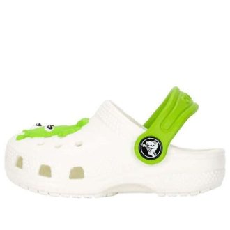 Crocs (TD) Crocs Classic Glow Alien Clog “White Green” 208653-90H