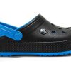 Crocs Wear-Resistant Lightweight Cozy Sports Unisex Black Blue Sandals “Black Blue” 205237-49S Crocs Wear-Resistant Lightweight Cozy Sports Unisex Black Blue Sandals “Black Blue” 205237-49S