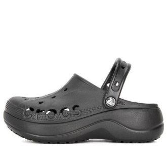 Crocs (WMNS) Baya Platform Clogs “Black” 208186-001