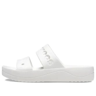Crocs (WMNS) Baya Platform Sandals “White” 208188-100