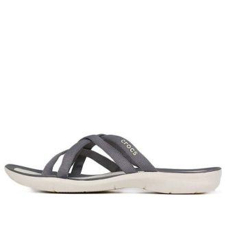 Crocs (WMNS) Beach & Pool SlidesSlippers “Grey” 205479-0CT