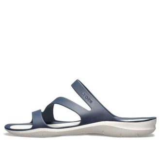 Crocs (WMNS) Blue White Sandals “Blue White” 203998-462