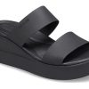 Crocs (WMNS) Brooklyn Lightweight Black Sandals 206219-060