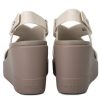 Crocs (WMNS) Brooklyn Lightweight Cement Gray Sandals “Gray” 206222-16T