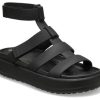 Crocs (WMNS) Brooklyn Luxe Gladiator Sandals “Black” 209557-060