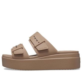 Crocs (WMNS) Brooklyn Sandal Low Wedge “Latte” 207431-2Q9 Crocs (WMNS) Brooklyn Sandal Low Wedge “Latte” 207431-2Q9