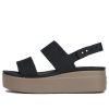 Crocs (WMNS) Brooklyn Thick Sole Black Sandals “Black” 206453-07H