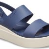 Crocs (WMNS) Brooklyn Thick Sole Sandals Blue Gray “Blue Grey” 206453-46K
