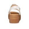 Crocs (WMNS) Brooklyn Woven Wedge Sandals “White Brown” 209977-0WV