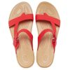 Crocs (WMNS) Casual Flame Red Slippers 206108-8C1