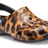 Crocs (WMNS) Classic clog animal Printing Beach Casual Sandals Leopard print 206676-90L