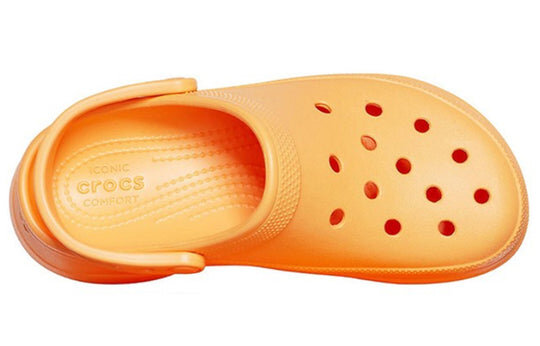 Crocs (WMNS) Classic Clog Retro Crocs Thick Sole Orange Small Whale Sandals 206302-801 Crocs (WMNS) Classic Clog Retro Crocs Thick Sole Orange Small Whale Sandals 206302-801