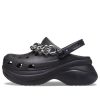 Crocs (WMNS) Classic Clog Retro Sandals Black Silver 206662-067