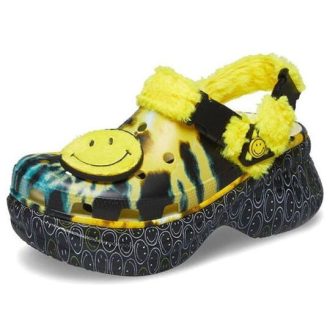 Crocs (WMNS) Classic clog Smiling Face Stylish Flat Sports Yellow Sandals 207271-90H Crocs (WMNS) Classic clog Smiling Face Stylish Flat Sports Yellow Sandals 207271-90H