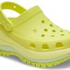 Crocs (WMNS) Classic Crush Clogs “Fluorescent Green” 207988-76M