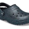 Crocs (WMNS) Classic Glitter Black Lined Clogs “Starry Skies” 205842-9BD