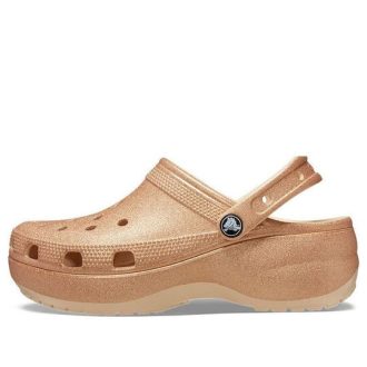 Crocs (WMNS) Classic Glitter Clogs “Orange” 207241-2DS