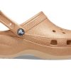 Crocs (WMNS) Classic Glitter Clogs “Orange” 207241-2DS