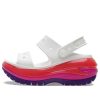 Crocs (WMNS) Classic Mega Crush Sandal “White Red Purple” 207989-94S