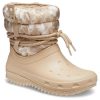 Crocs (WMNS) Classic Neo Puff Luxe Boots “Beige White” 207312-2E9