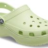 Crocs (WMNS) Classic Platform Clog “Celery” 206750-335