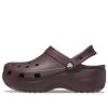 Crocs (WMNS) Classic Platform Clogs “Dark Cherry” 206750-6WD