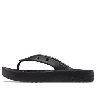 Crocs (WMNS) Classic Platform Flip “Black” 207714-001