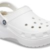 Crocs (WMNS) Classic Platform Lined Clogs “White” 207938-100