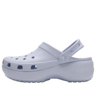 Crocs (WMNS) Classic Platform Shoes “Blue” 206750-5AF