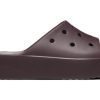 Crocs (WMNS) Classic Platform Slides “Dark Cherry” 208180-6WD