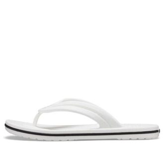 Crocs (WMNS) Crocband Flip-Flops “White” 206100-100