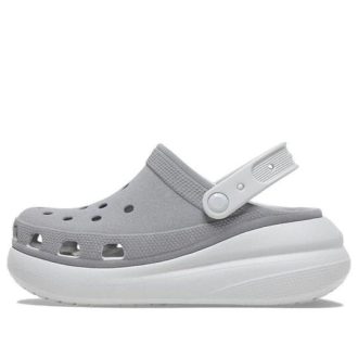 Crocs (WMNS) Crush Reflective Clogs “Grey White” 209209-1LP
