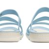 Crocs (WMNS) Flat Heel Sports Slippers Blue 203998-4JQ