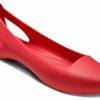 Crocs (WMNS) Flat Red Sandals 202811-8C1