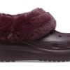 Crocs (WMNS) Furever Crush Shoes “Dark Cherry” 208446-6WD